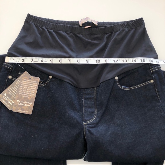 NWOT PAIGE Blue Heights Maternity Jeans 30 - Picture 10 of 13